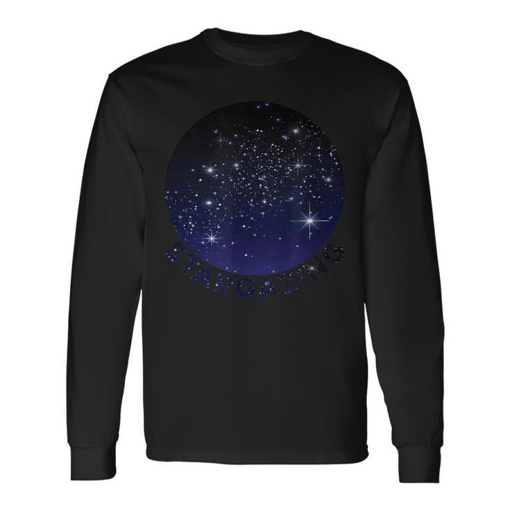 天体観測星天文学 長袖Tシャツ