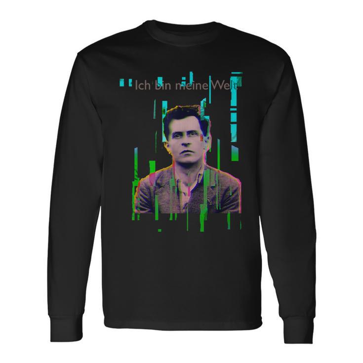 思考の世界を探る 長袖Tシャツ