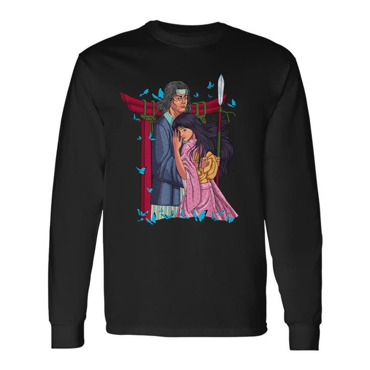 日本の神 イザナギとイザナミ 長袖Tシャツ