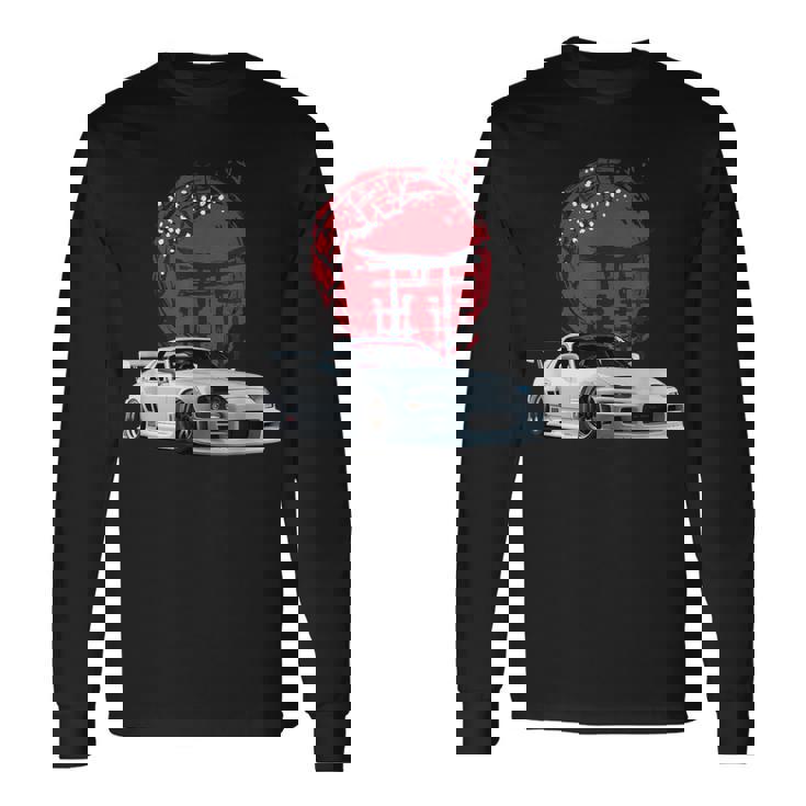 日本国内市場向けスープラ ヴィンテージ Jdm チューニング ドリフトカー 長袖Tシャツ ギフトのアイデア