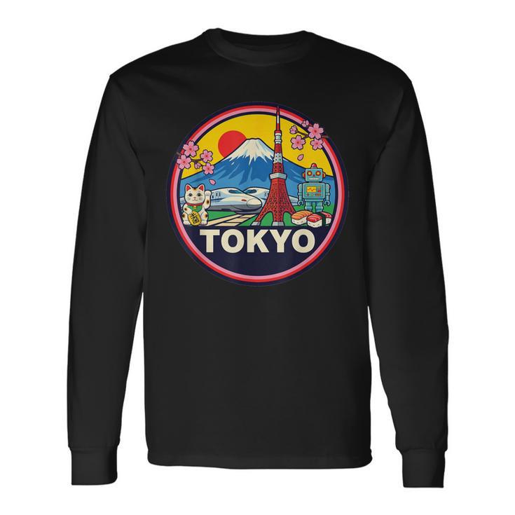 東京 日本旅行 お土産 都市 ギフト 長袖Tシャツ