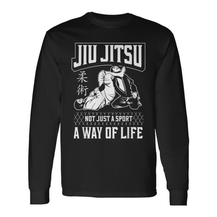柔術 柔術 スポーツだけじゃない 生き方 長袖Tシャツ