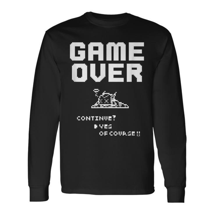 株式会社悪の秘密結社 復刻コンティニュー 長袖Tシャツ
