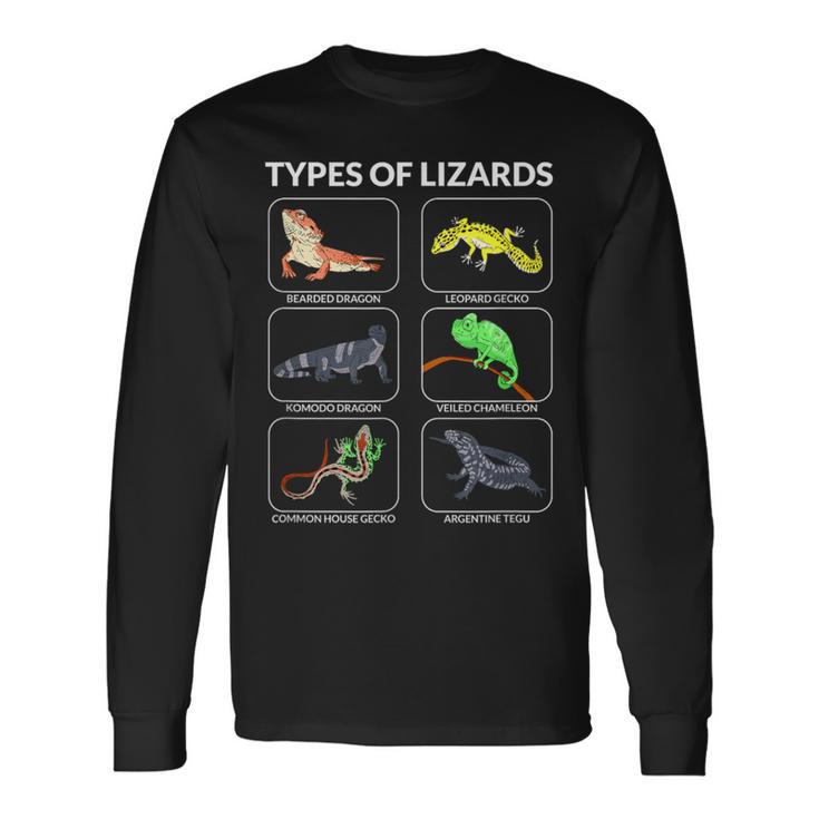 爬虫類愛好家 トカゲ 長袖Tシャツ