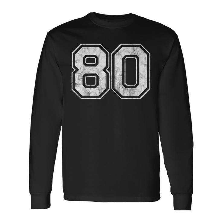 番号 80 長袖Tシャツ