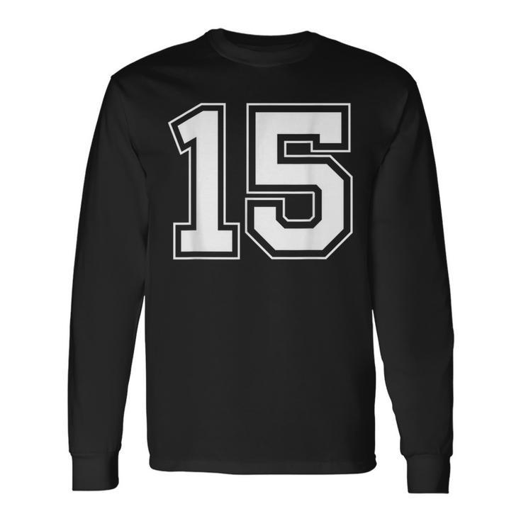 番号15 長袖Tシャツ