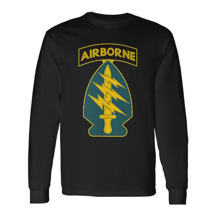 第1特殊部隊 アメリカ陸軍 グリーンベレー帽 空挺部隊f 退役軍 長袖Tシャツ
