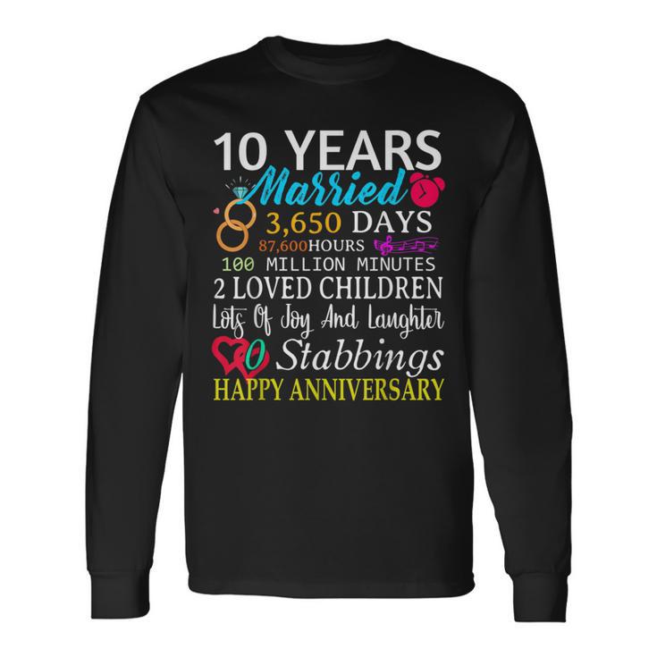結婚10周年記念ギフト 結婚10周年 長袖Tシャツ