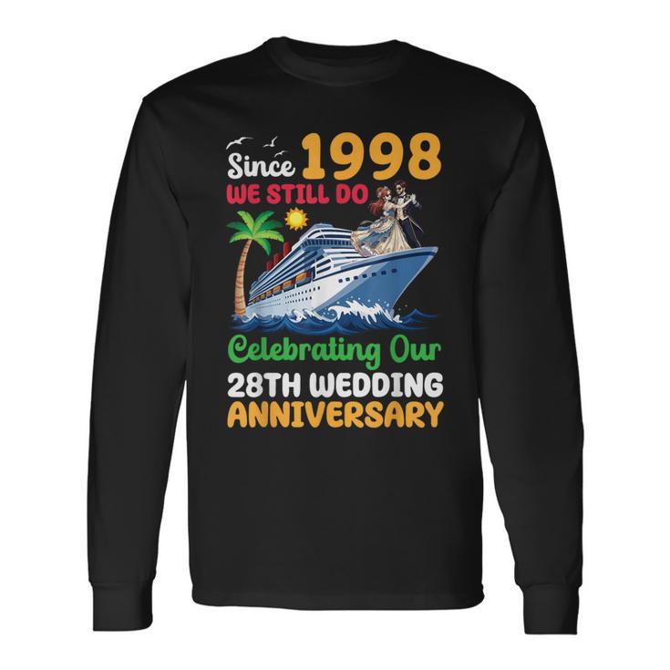 結婚28周年記念クルーズ 1998年以来 Wetill Do Trip 長袖Tシャツ ギフトのアイデア