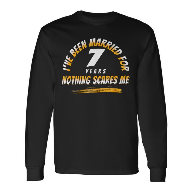 結婚7周年記念 カップル 結婚7周年記念 長袖Tシャツ