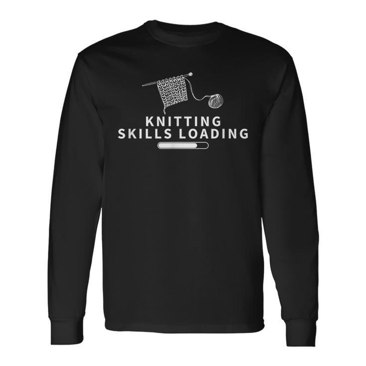 編み物 スキル 読み込み おもしろい 編み物 長袖Tシャツ