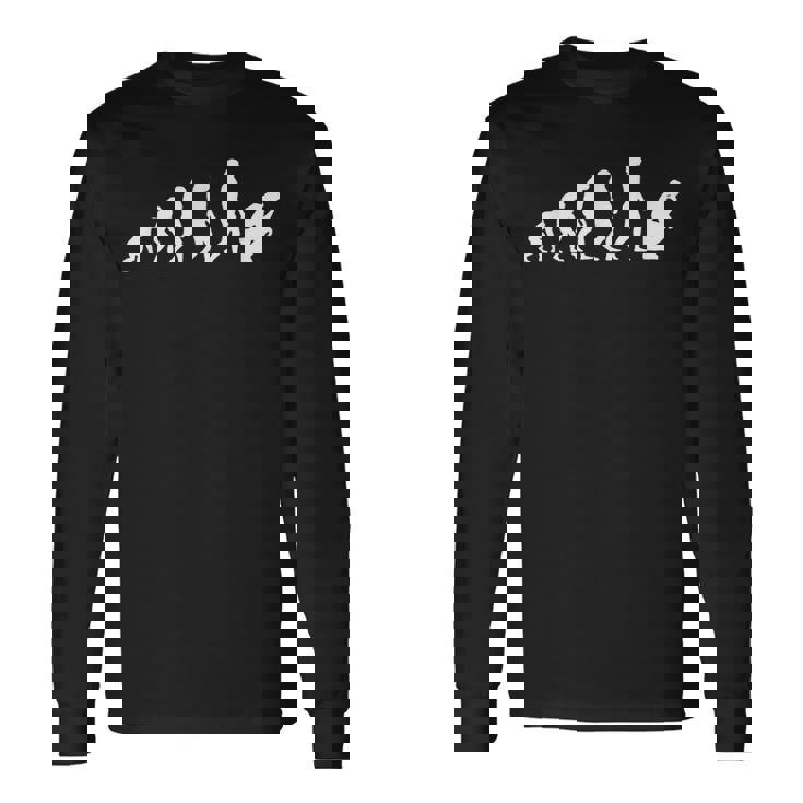 考える人 哲学の進化 長袖Tシャツ ギフトのアイデア