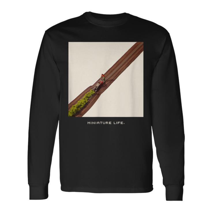 草いものには蓋をする 長袖Tシャツ