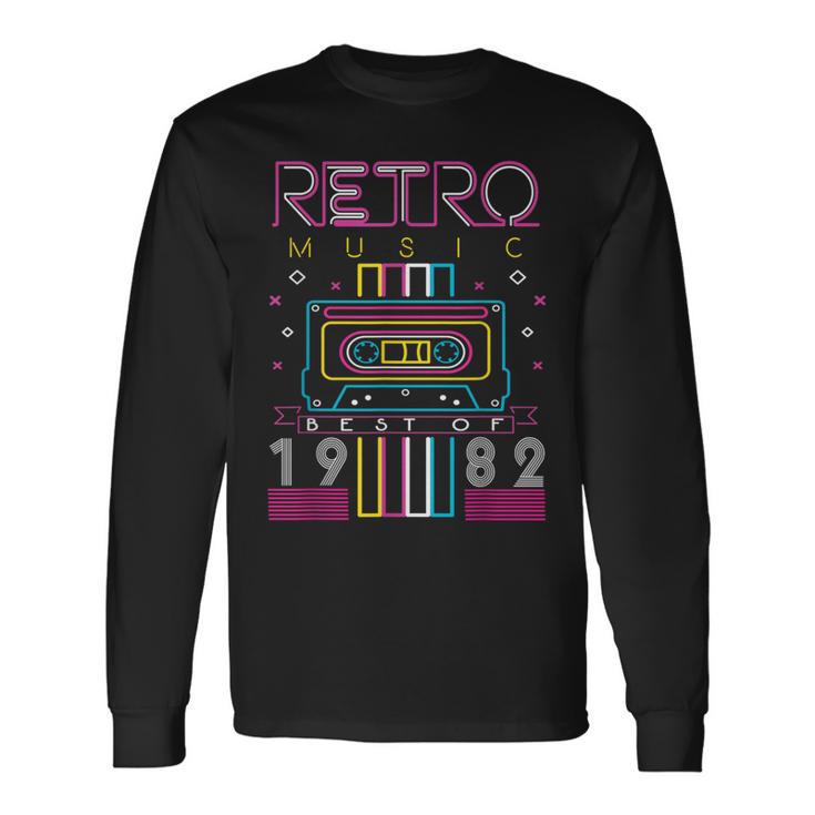 誕生日 1982年 誕生日 1982年 男性 1982年 1982年生まれ 長袖Tシャツ