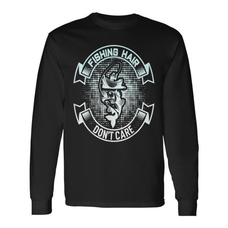 釣り人のための釣りの諺 Fishing Proverbs For Anglers 長袖Tシャツ