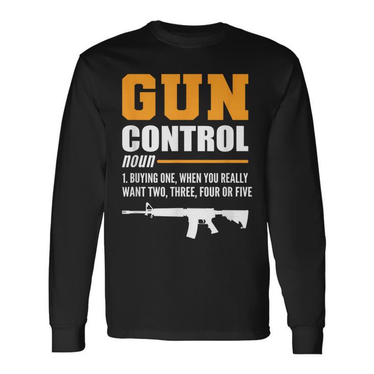 銃規制定義保安官 長袖Tシャツ