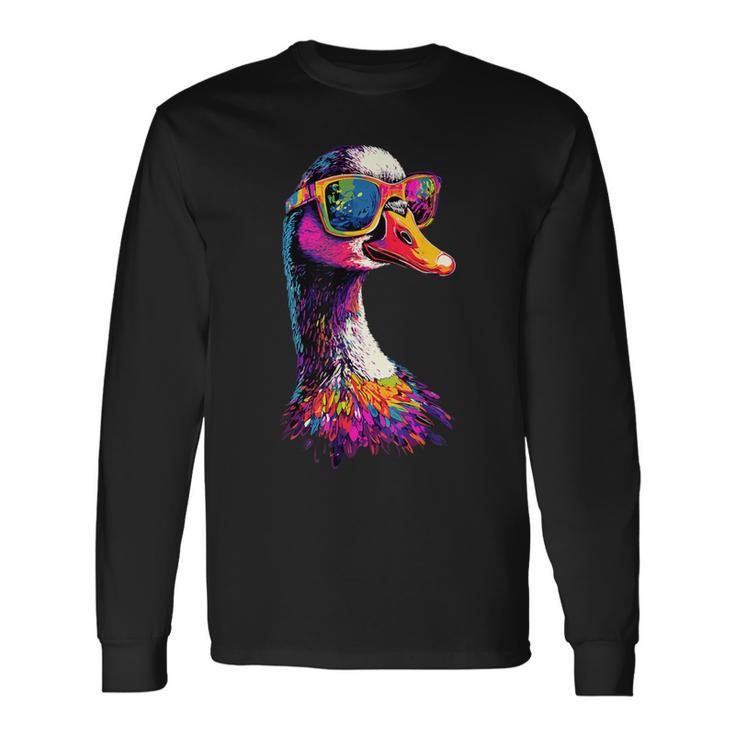 鵞鳥 雛 鴨 小雁 長袖Tシャツ