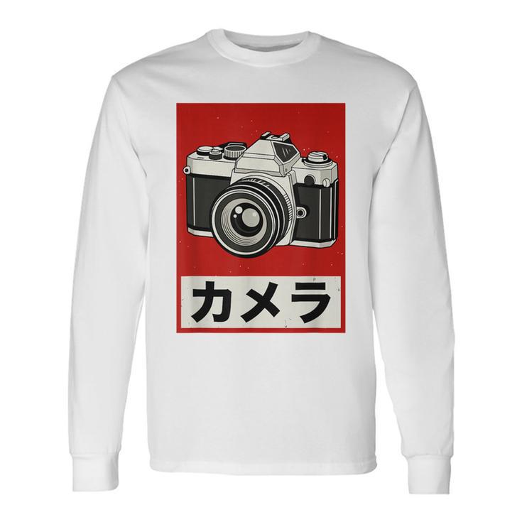 Appareil Photo Reflex Analogique Japonaisintage T-shirt à manches longues
