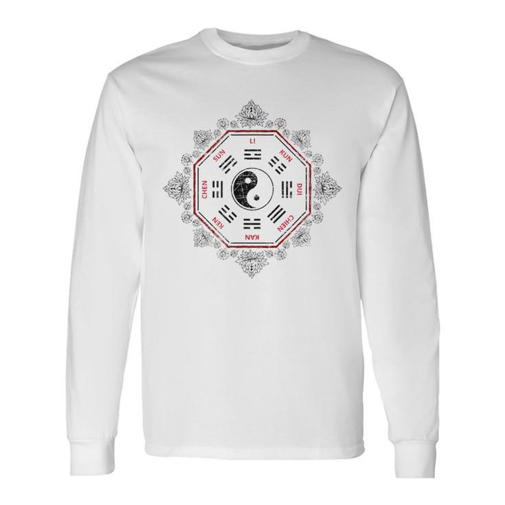 Bagua Zhang Yin Yangtai Chi Qi Gong 瞑想カン&リ 長袖Tシャツ
