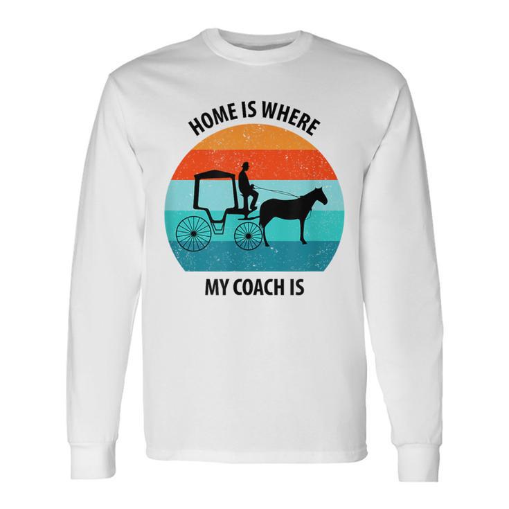 Coachman 馬車 馬車 職業格言 長袖Tシャツ