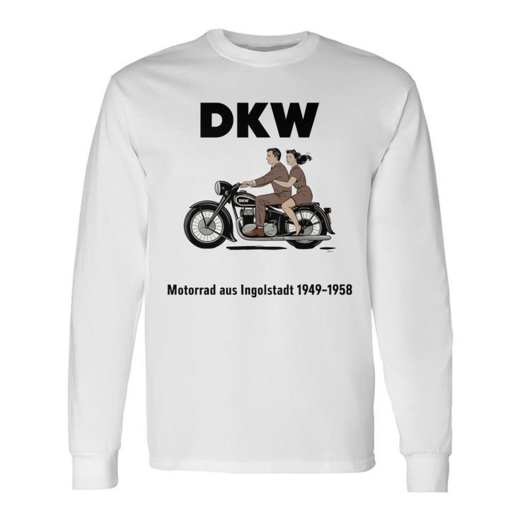 Dkw バイク 1930年代デザイン ビンテージバイク 長袖tシャツ 長袖Tシャツ