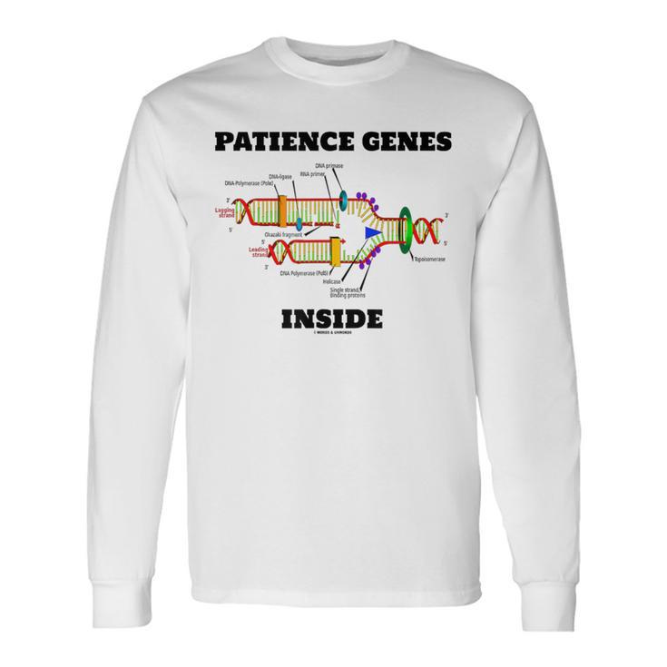 Dna複製内部の忍耐遺伝子 分子生物学 長袖Tシャツ