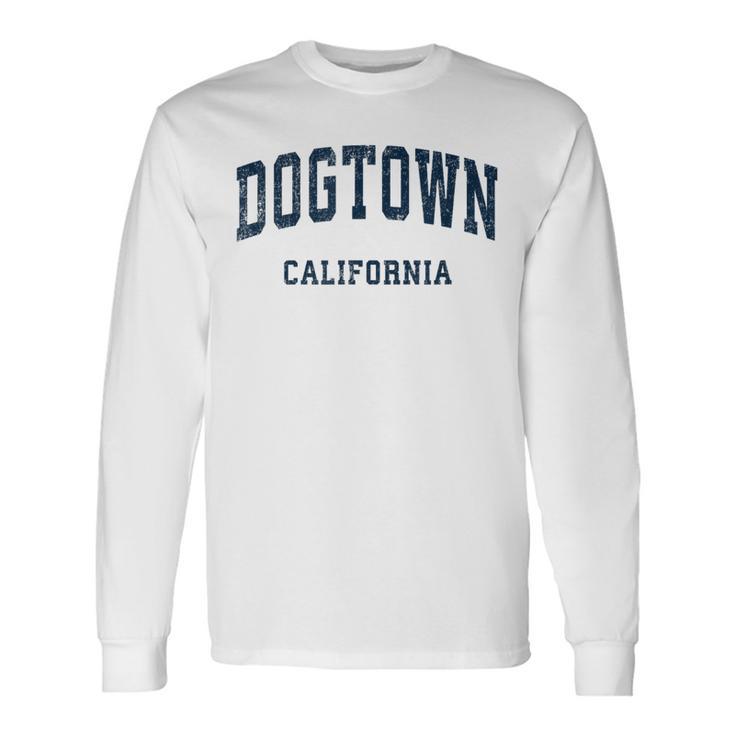 Dogtown California Ca ビンテージアスレチックスポーツデザイン 長袖Tシャツ