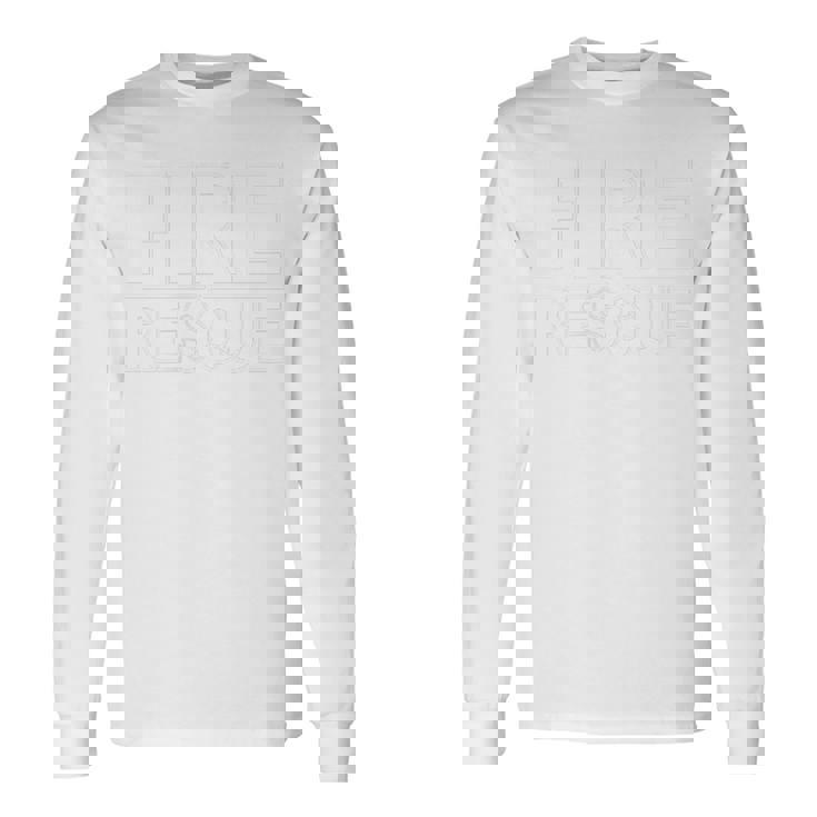 Fire Rescue 消防士ユニフォーム フローリアンクロス 長袖Tシャツ ギフトのアイデア