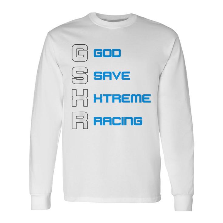 Gixxer、Evolution、Gsxr、ロードレース、オートバイ、オートバイ、バイク。 長袖Tシャツ