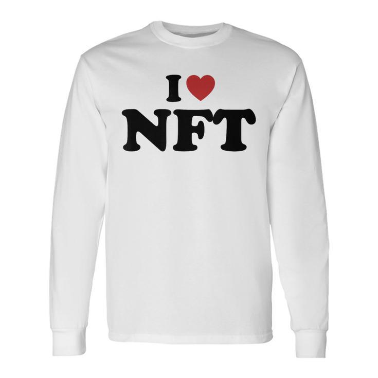 I Love Nft 長袖Tシャツ