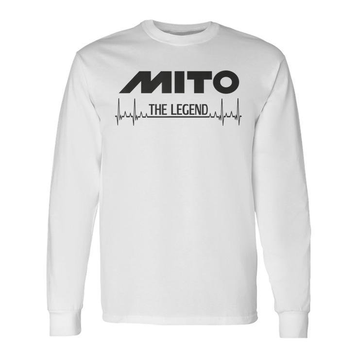 Mito レジェンド 125 ハートビート レジェンド バイク Cagiva 長袖Tシャツ