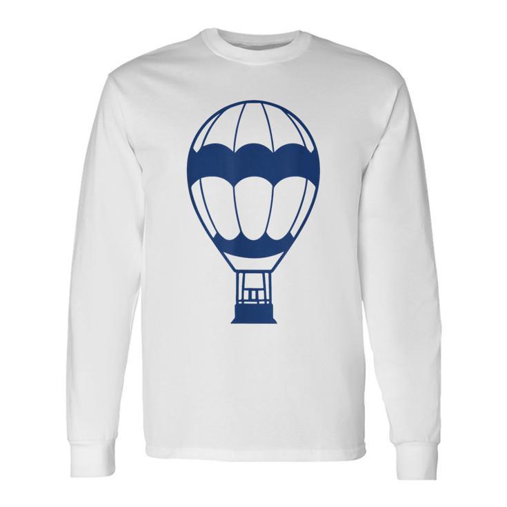 Simple Hot Air Balloon 熱気球 面白い シンプル ミニマリスト 気球 熱気球 長袖Tシャツ