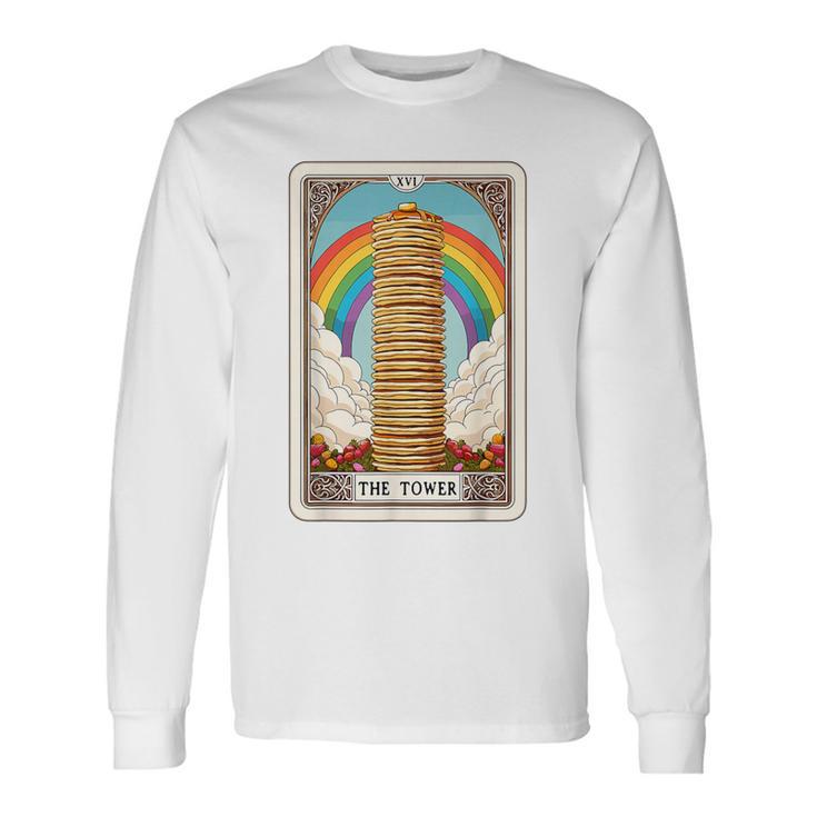 The Tower タロットカード パンケーキタワー 朝食 恋人 パンケーキ 長袖Tシャツ
