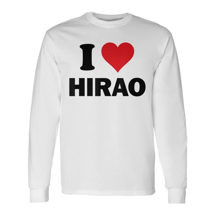 アイハート 平尾ジャパンラブ 日本のお土産品 長袖Tシャツ
