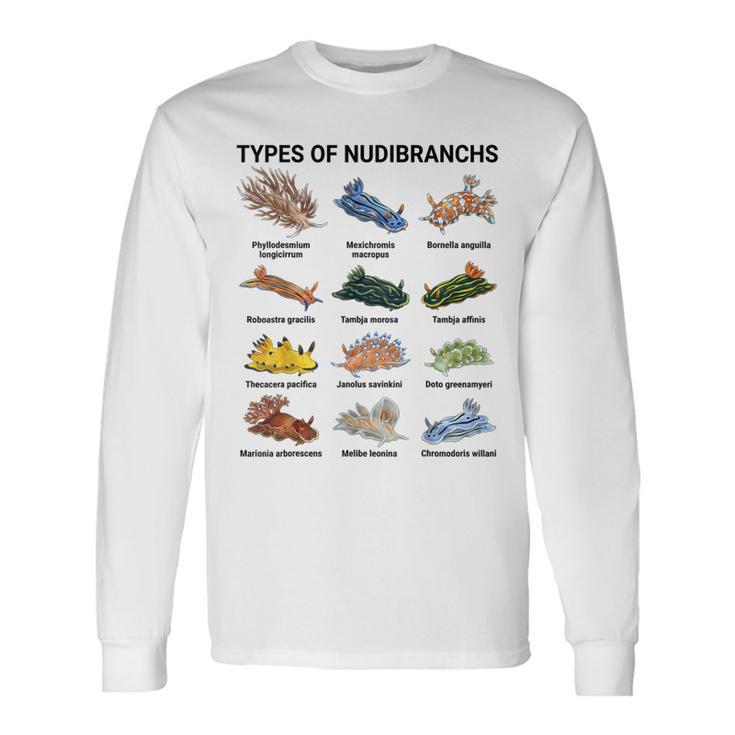 ウミウシ種 科学 海洋生物学 古生物学 長袖Tシャツ