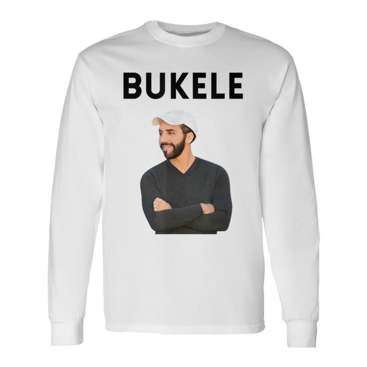 エルサルバドル大統領 ナイブ・ブケレ 長袖Tシャツ