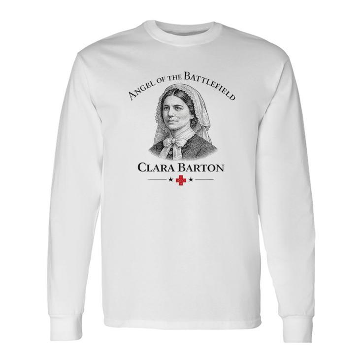 クララ・バートン 戦場の天使 南北戦争看護師 長袖Tシャツ