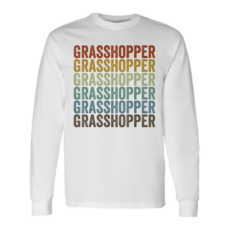グラスホッパー レトロ 長袖Tシャツ