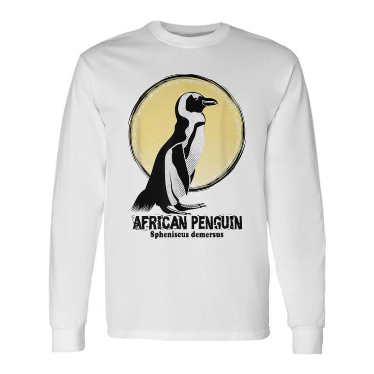 ケープペンギン African Penguin 長袖Tシャツ