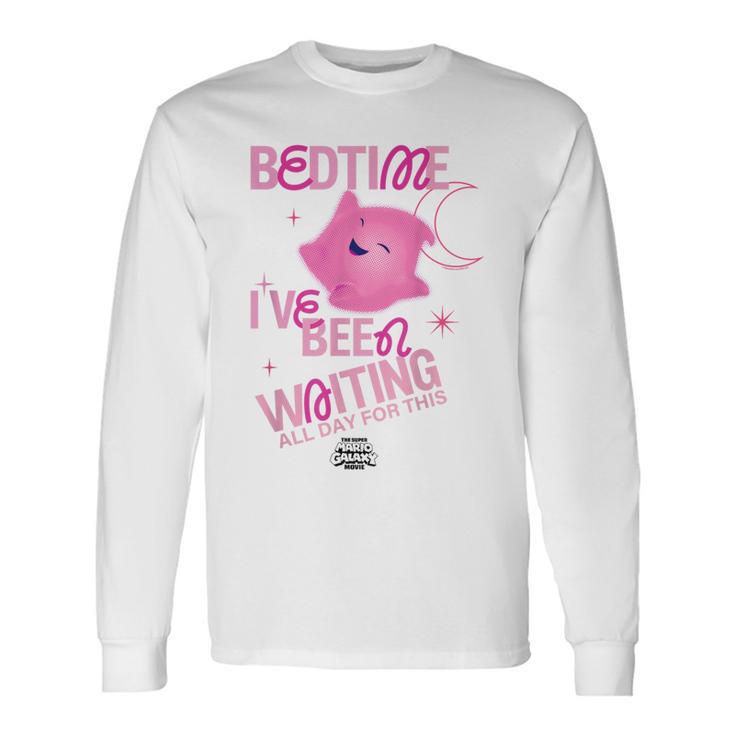 ザ・スーパーマリオギャラクシー・ムービー Pink Luma Bedtime 長袖Tシャツ