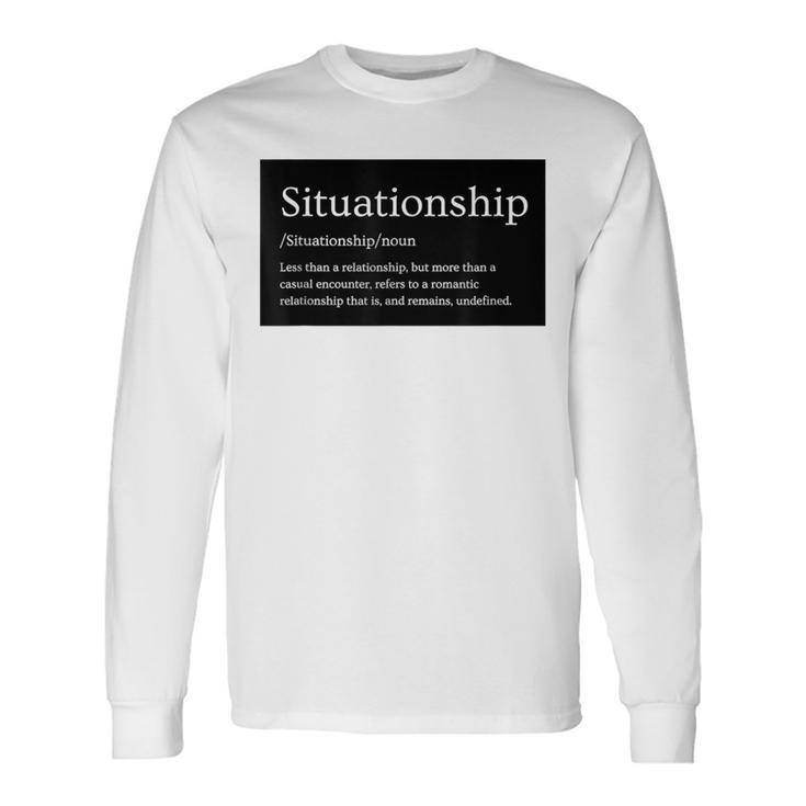 シチュエーションシチュエーションシップ 長袖Tシャツ