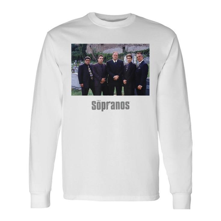ソプラノス クラシック 墓地 情景 アートワーク グラフィック Papl2590 長袖Tシャツ
