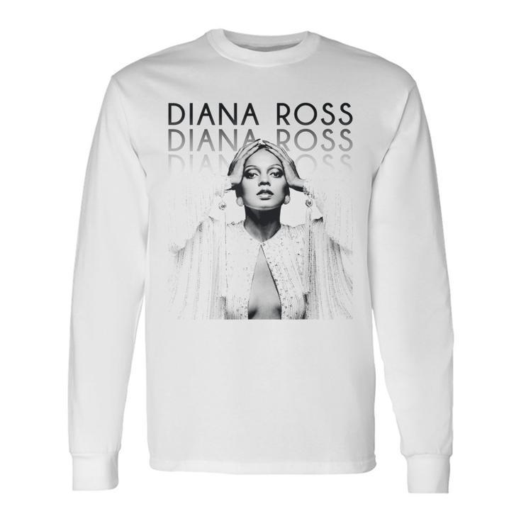 ダイアナ・ロス-エレガンス 長袖Tシャツ