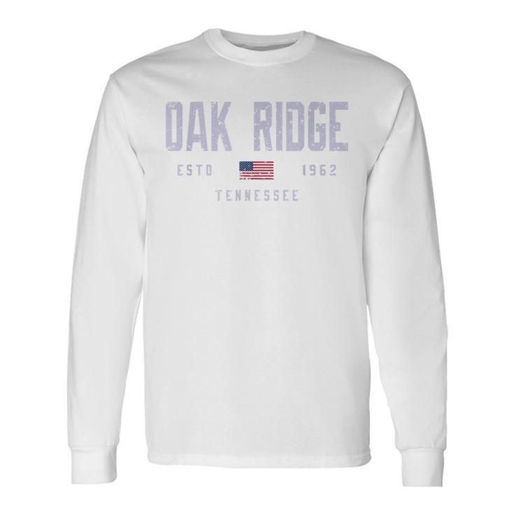 テネシー州オークリッジオークリッジテネシーフィールドデザイン。 長袖Tシャツ