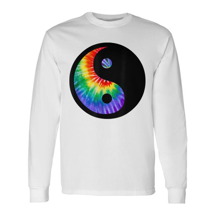 ヒッピータイダイ 陰陽 長袖Tシャツ