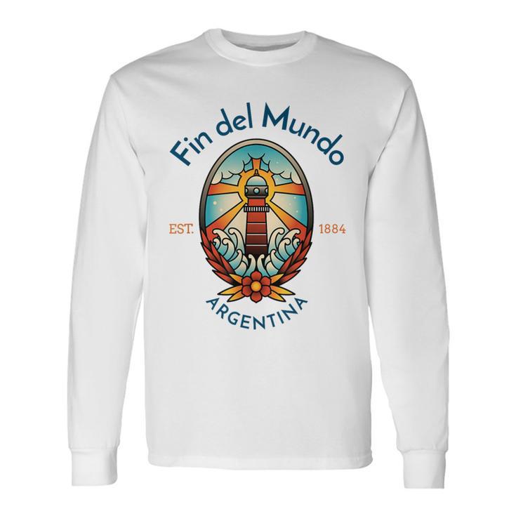 フィンデルムンド灯台アルゼンチン 長袖Tシャツ