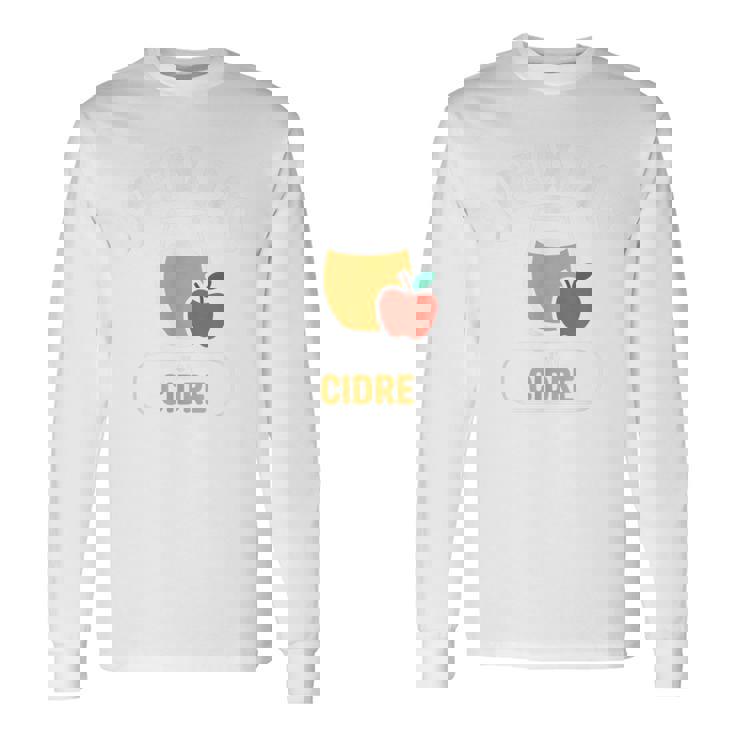 フランスのj'peux Pas J'ai Cidre Cider Lovers 長袖Tシャツ ギフトのアイデア