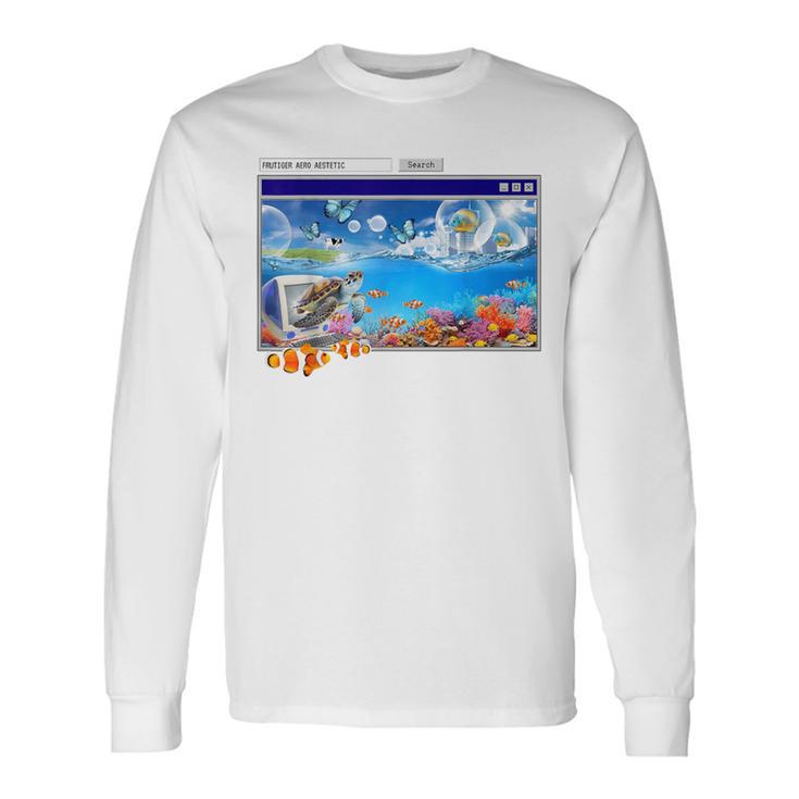 フルーティーガーエアロ Y2k 2000年代 長袖Tシャツ