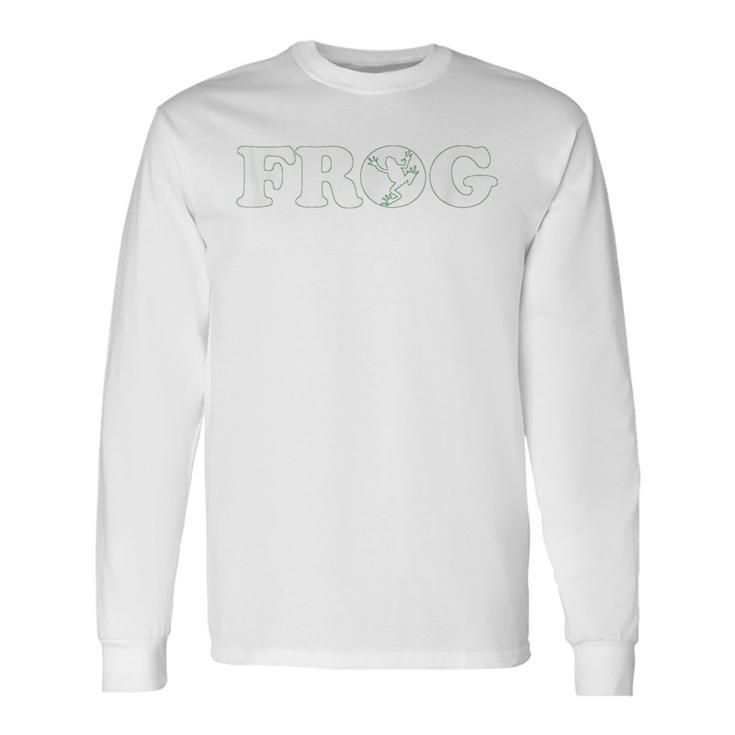 フロッグコスチュームハロウィンごっこ I'm A Frog 長袖Tシャツ