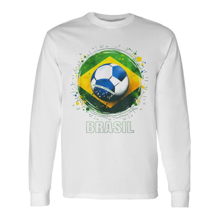 ブラジル選手 スポーツ ヴィンテージ 男性 ブラジル ブラジル 長袖Tシャツ